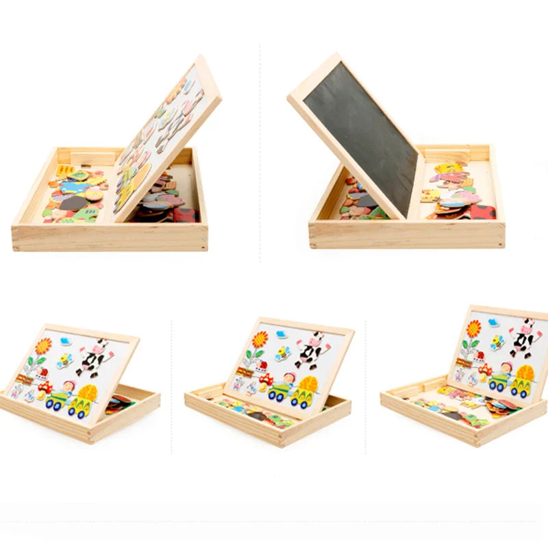 Quadro Magnético da Imaginação, Quadro de Desenho Infantil, Ferramenta Para Desenvolvimento Infantil, Brinquedo Educativo para Criança, Desenvolvimento Cognitivo, Desenvolvimento da Coordenação Motora, Brinquedo para Desenho Infantil, Brinquedo para Aprendizado Lúdico, Brinquedo Montessori, Quadro Interativo Para Crianças