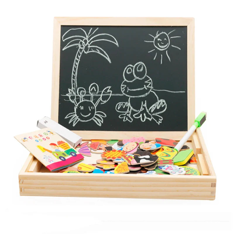 Quadro Magnético da Imaginação, Quadro de Desenho Infantil, Ferramenta Para Desenvolvimento Infantil, Brinquedo Educativo para Criança, Desenvolvimento Cognitivo, Desenvolvimento da Coordenação Motora, Brinquedo para Desenho Infantil, Brinquedo para Aprendizado Lúdico, Brinquedo Montessori, Quadro Interativo Para Crianças