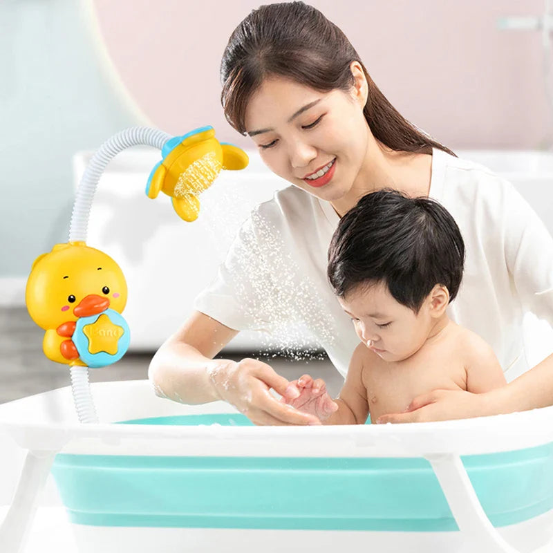 Chuveirinho de Patinho, Chuveirinho Interativo para Banho, Brinquedo de Banho com Patinho, Chuveirinho Infantil para Banheira, Banho Divertido para Crianças, Brinquedo Interativo para Hora do Banho, Patinho com Chuveirinho para Bebês, Entretenimento para a Hora do Banho, Chuveirinho para Bebê, Brinquedo de Banho para Bebês e Crianças
