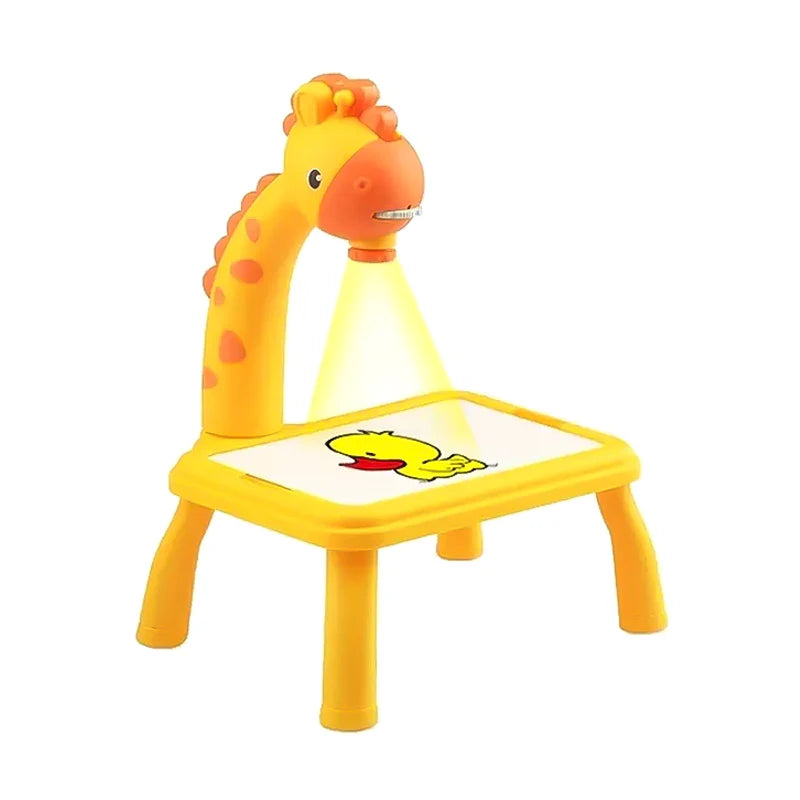 Mesa Projetora De Desenhos, Projetor De Desenhos para Colorir, Mesa De Desenho Educativa, Brinquedo Projetor de Desenhos Infantil, Brinquedo para Desenhar, Brinquedo para Colorir, Ferramenta De Desenho Educativa, Mesa De Desenho Com Projetor, Atividade Criativa Infantil, Desenvolvimento da Coordenação Motora