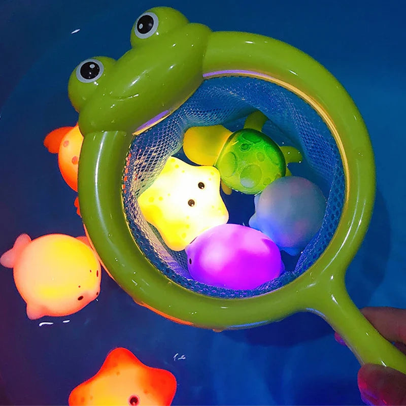 Brinquedo de Pesca para Banho, Brinquedo De Banho Infantil, Brinquedo Educativo Para Banho, Redinha De Pesca Infantil para Banho, Brinquedos de Banho para Crianças, Redinha De Pesca Com Bichinhos, Brinquedo De Banho Com Luzes, Brinquedo Interativo para Banho, Brinquedo de Pesca para Crianças, Brinquedo para Diversão no Banho