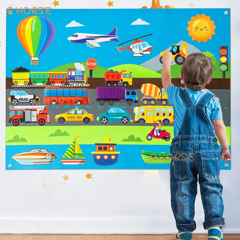 Painel Criativo Da Imaginação, Brinquedo de Criar Histórias, Painel Educativo Infantil, Ferramenta para Criatividade Infantil, Brinquedo de Figuras Interativas, Atividade para Estimular Coordenação Motora, Brinquedo Para Desenvolvimento Motor, Painel Criativo Para Crianças, Painel Interativo Educativo, Ferramenta Educacional Interativa