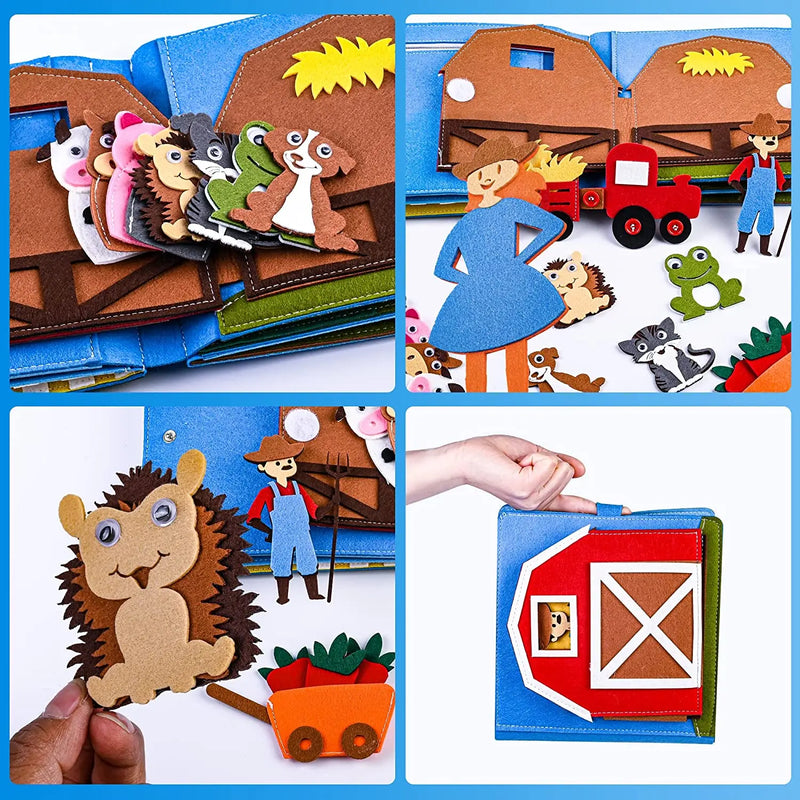 Fazendinha Educativa, Livro Fazendinha Sensorial 3D, Brinquedo Educativo Infantil, Desenvolvimento de Habilidades Motoras, Desenvolvimento Cognitivo, Material Sensorial Infantil, Brinquedo para Desenvolvimento Infantil, Experiência Sensorial Educativa, Brinquedo De Desenvolvimento Sensorial, Ferramenta Educativa 3D