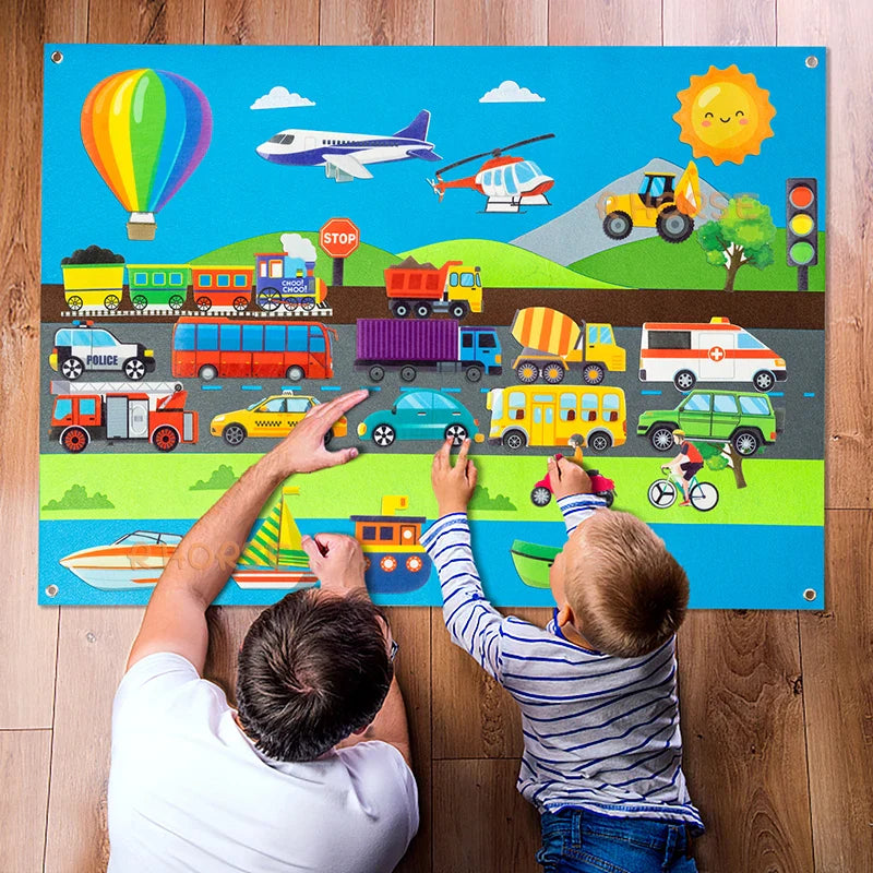 Painel Criativo Da Imaginação, Brinquedo de Criar Histórias, Painel Educativo Infantil, Ferramenta para Criatividade Infantil, Brinquedo de Figuras Interativas, Atividade para Estimular Coordenação Motora, Brinquedo Para Desenvolvimento Motor, Painel Criativo Para Crianças, Painel Interativo Educativo, Ferramenta Educacional Interativa