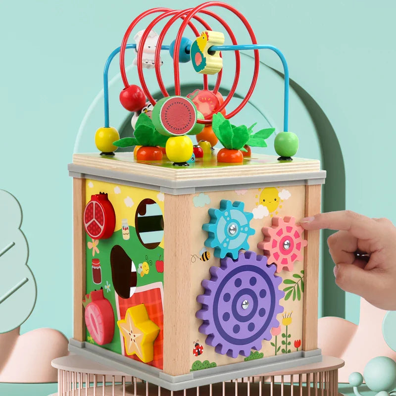 Caixa De Madeira Montessori, Brinquedo Montessori Multifuncional, Atividades Montessori Para Bebês, Caixa Montessori Para Desenvolvimento, Brinquedo Educativo De Madeira, Brinquedo De Madeira Para Bebês, Brinquedo Sensorial, Caixa Sensorial De Madeira, Brinquedo Multissensorial, Brinquedo Interativo Para Bebês