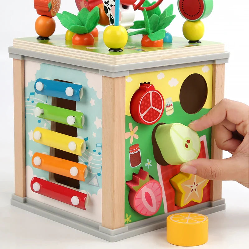 Caixa De Madeira Montessori, Brinquedo Montessori Multifuncional, Atividades Montessori Para Bebês, Caixa Montessori Para Desenvolvimento, Brinquedo Educativo De Madeira, Brinquedo De Madeira Para Bebês, Brinquedo Sensorial, Caixa Sensorial De Madeira, Brinquedo Multissensorial, Brinquedo Interativo Para Bebês