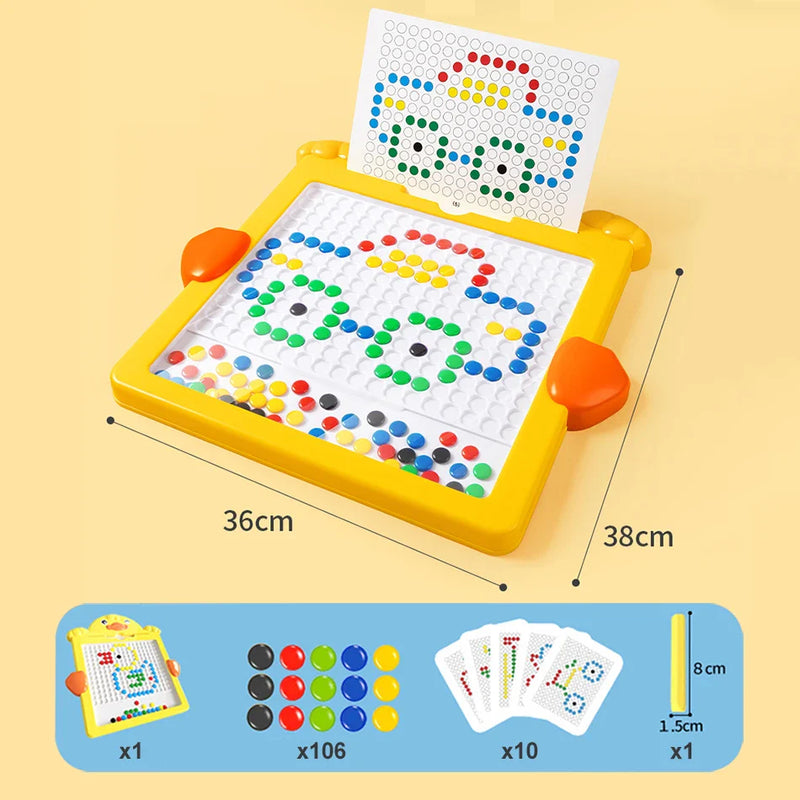 Prancheta Magnética, Prancheta Criadora de Formas, Prancheta Magnética Infantil, Brinquedo Educativo Infantil, Brinquedo de Desenvolvimento Motor, Brinquedo de Desenvolvimento Cognitivo, Prancheta de Desenho Magnético, Brinquedo Magnético Educativo, Brinquedo para Estimular Imaginação, Brinquedo para Desenvolvimento Infantil