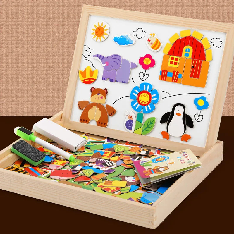 Quadro Magnético da Imaginação, Quadro de Desenho Infantil, Ferramenta Para Desenvolvimento Infantil, Brinquedo Educativo para Criança, Desenvolvimento Cognitivo, Desenvolvimento da Coordenação Motora, Brinquedo para Desenho Infantil, Brinquedo para Aprendizado Lúdico, Brinquedo Montessori, Quadro Interativo Para Crianças