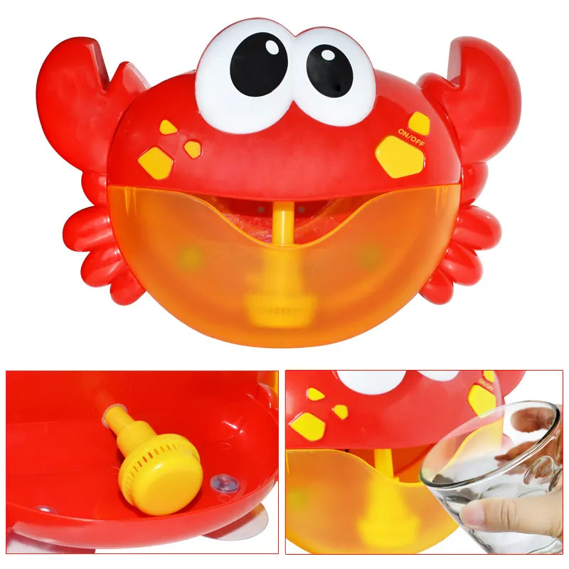 Brinquedo de Banho com Bolhas, Caranguejo de Banho para Bebês, Brinquedo de Banho Interativo, Caranguejo Solta Bolhas para Banho, Caranguejo de Banho Divertido, Brinquedo de Banho para Bebês, Brinquedo de Banho Anti-stress, Caranguejo de Bolhas para Banheira, Brinquedo de Bolhas para Hora do Banho, Brinquedo Interativo para Banho