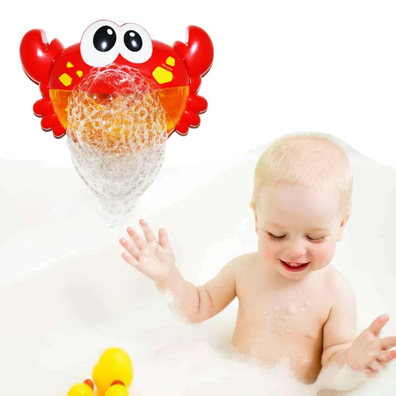 Brinquedo de Banho com Bolhas, Caranguejo de Banho para Bebês, Brinquedo de Banho Interativo, Caranguejo Solta Bolhas para Banho, Caranguejo de Banho Divertido, Brinquedo de Banho para Bebês, Brinquedo de Banho Anti-stress, Caranguejo de Bolhas para Banheira, Brinquedo de Bolhas para Hora do Banho, Brinquedo Interativo para Banho