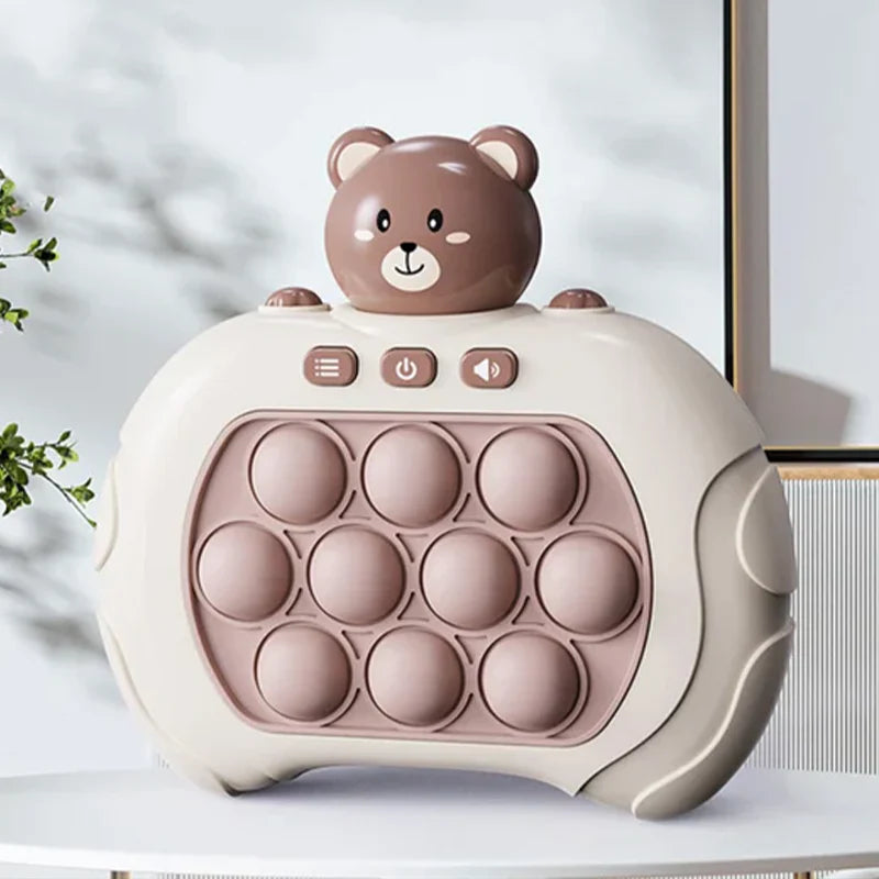 Ursinho Eletrônico Inteligente, Brinquedo para Desenvolvimento Motor, Brinquedo De Raciocínio Lógico, Brinquedo para Desenvolvimento Infantil, Brinquedo Para Coordenação Motora, Brinquedo Inteligente Para Crianças, Atividade Educativa Infantil, Brinquedo Educativo Eletrônico, Brinquedo Interativo Infantil, Ferramenta De Desenvolvimento Infantil