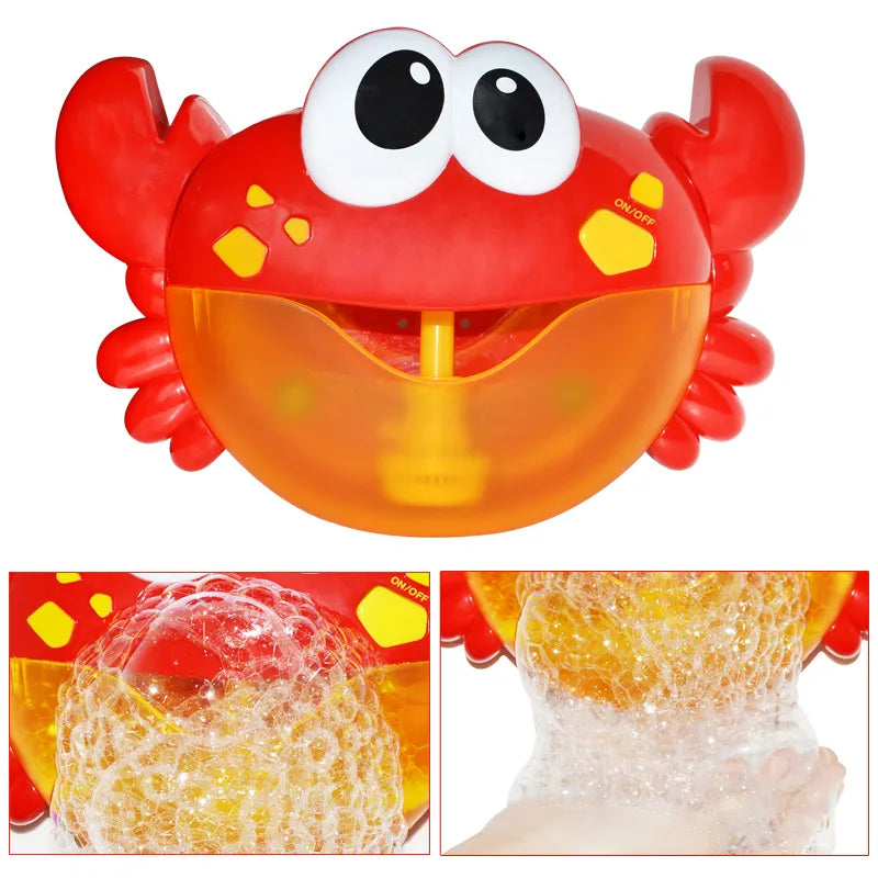 Brinquedo de Banho com Bolhas, Caranguejo de Banho para Bebês, Brinquedo de Banho Interativo, Caranguejo Solta Bolhas para Banho, Caranguejo de Banho Divertido, Brinquedo de Banho para Bebês, Brinquedo de Banho Anti-stress, Caranguejo de Bolhas para Banheira, Brinquedo de Bolhas para Hora do Banho, Brinquedo Interativo para Banho