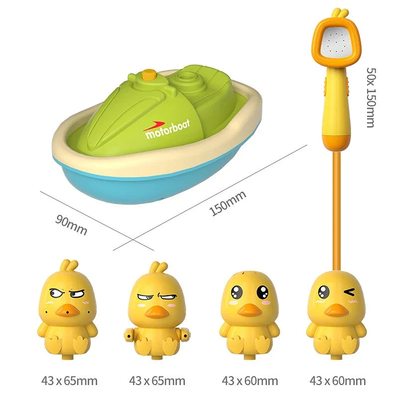 Brinquedo de Banho, Chuveiro Interativo de Pato, Brinquedo Interativo de Banho para Crianças, Chuveirinho de Pato para Banho Divertido, Brinquedo Interativo para Hora do Banho, Brinquedo para Facilitar o Banho Infantil, Chuveirinho Interativo para Bebês, Brinquedo de Banho para Entreter as Crianças, Brincadeira na Hora do Banho, Chuveirinho Divertido para Crianças