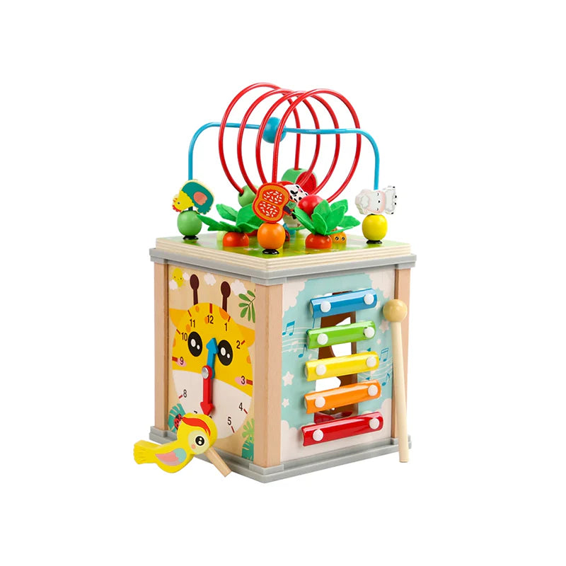 Caixa De Madeira Montessori, Brinquedo Montessori Multifuncional, Atividades Montessori Para Bebês, Caixa Montessori Para Desenvolvimento, Brinquedo Educativo De Madeira, Brinquedo De Madeira Para Bebês, Brinquedo Sensorial, Caixa Sensorial De Madeira, Brinquedo Multissensorial, Brinquedo Interativo Para Bebês