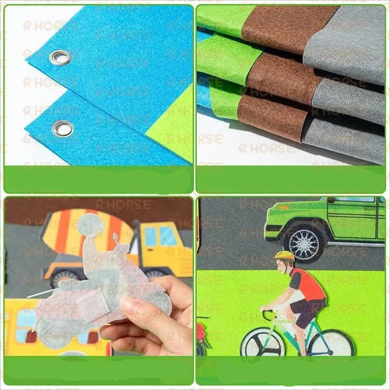 Painel Criativo Da Imaginação, Brinquedo de Criar Histórias, Painel Educativo Infantil, Ferramenta para Criatividade Infantil, Brinquedo de Figuras Interativas, Atividade para Estimular Coordenação Motora, Brinquedo Para Desenvolvimento Motor, Painel Criativo Para Crianças, Painel Interativo Educativo, Ferramenta Educacional Interativa