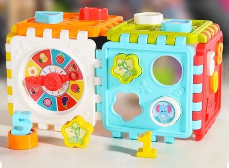 Brinquedo Educativo para Crianças, Quebra-Cabeça Interativo Infantil, Brinquedo para Desenvolvimento Infantil, Brinquedo Interativo, Brinquedo para Desenvolvimento Cognitivo e Motor, Quebra-Cabeça Educacional Infantil, Brinquedo de Atividades para Bebês, Brinquedo de Encaixar, Brinquedo Multifuncional para Crianças, Brinquedo para Aprendizado Infantil