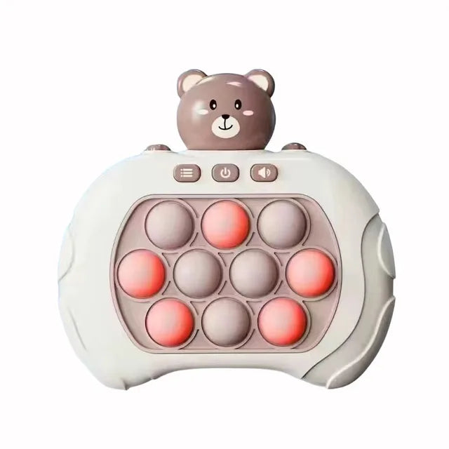 Ursinho Eletrônico Inteligente, Brinquedo para Desenvolvimento Motor, Brinquedo De Raciocínio Lógico, Brinquedo para Desenvolvimento Infantil, Brinquedo Para Coordenação Motora, Brinquedo Inteligente Para Crianças, Atividade Educativa Infantil, Brinquedo Educativo Eletrônico, Brinquedo Interativo Infantil, Ferramenta De Desenvolvimento Infantil