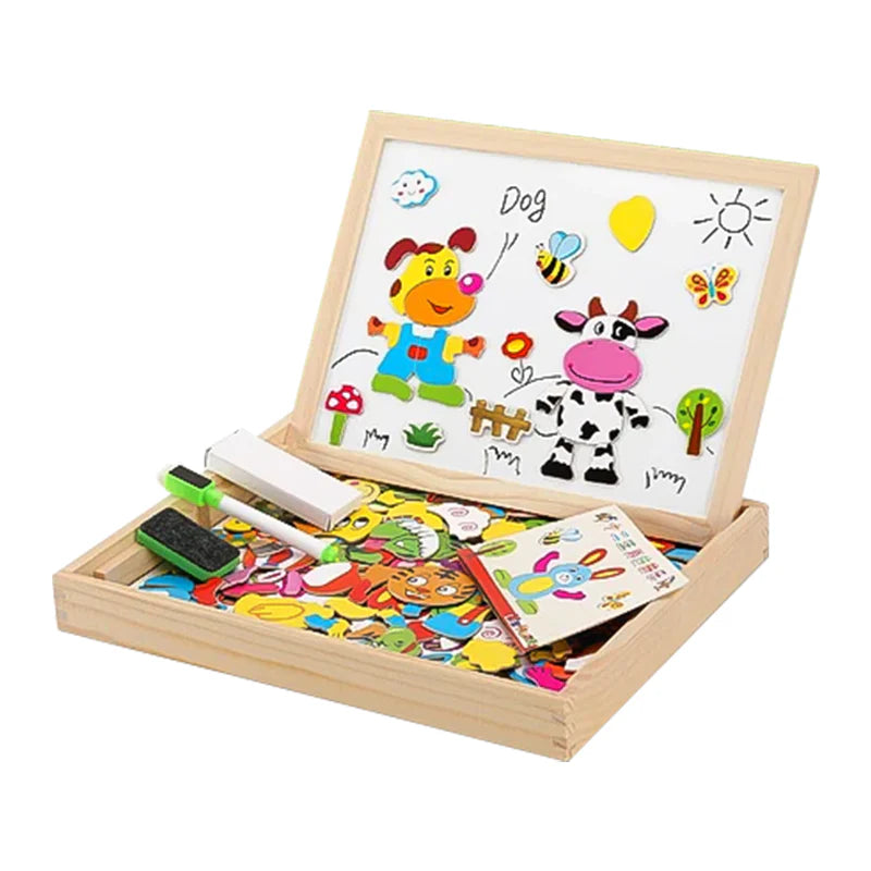 Quadro Magnético da Imaginação, Quadro de Desenho Infantil, Ferramenta Para Desenvolvimento Infantil, Brinquedo Educativo para Criança, Desenvolvimento Cognitivo, Desenvolvimento da Coordenação Motora, Brinquedo para Desenho Infantil, Brinquedo para Aprendizado Lúdico, Brinquedo Montessori, Quadro Interativo Para Crianças