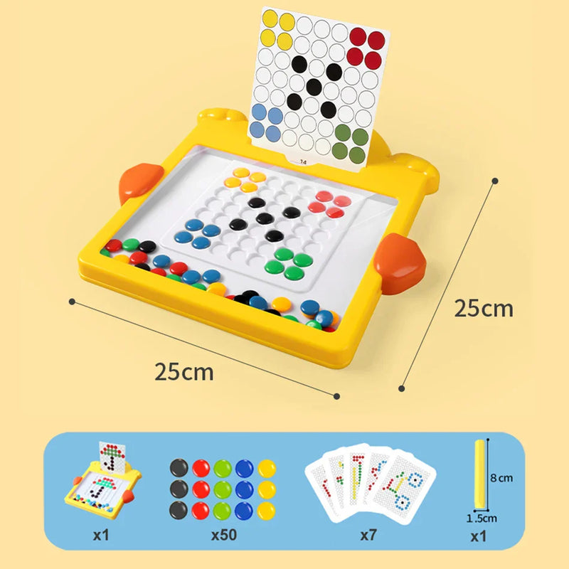 Prancheta Magnética, Prancheta Criadora de Formas, Prancheta Magnética Infantil, Brinquedo Educativo Infantil, Brinquedo de Desenvolvimento Motor, Brinquedo de Desenvolvimento Cognitivo, Prancheta de Desenho Magnético, Brinquedo Magnético Educativo, Brinquedo para Estimular Imaginação, Brinquedo para Desenvolvimento Infantil