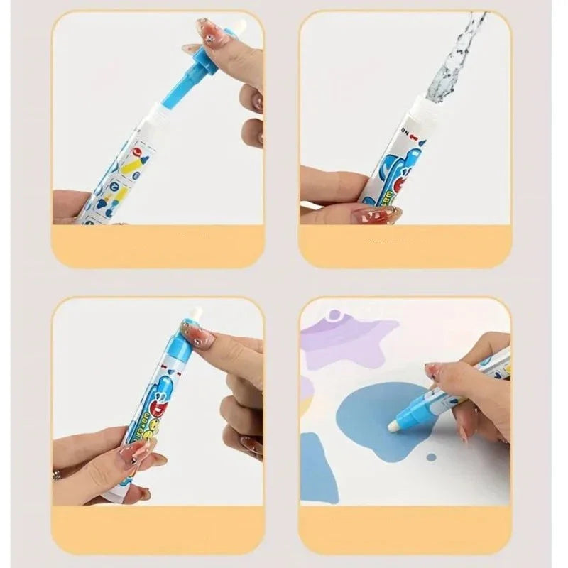 Brinquedo de Desenhos Reutilizável, Tapete de Desenho sem Sujeira, Lona de Desenho para Crianças, Tapete Mágico Reutilizável, Brinquedo Educativo, Brinquedo para Desenvolvimento Infantil, Desenvolvimento da Coordenação Motora, Desenvolvimento Cognitivo, Brinquedo para Desenhar sem Sujeira, Brinquedo de Colorir Reutilizável